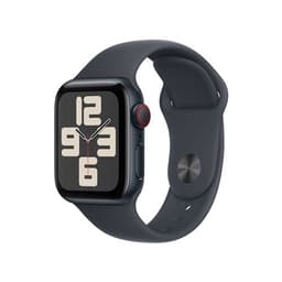 Apple Watch SE GPS + Cellular 40 mm Boîtier en Aluminium Minuit avec Bracelet Sport Minuit S/M version 2024