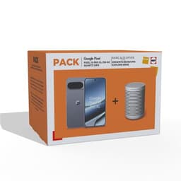 Pack Smartphone Google Pixel 10 Pro XL 6,8" 5G Double SIM 256 Go Quartz Gris + Enceinte sans fil Bluetooth Bang & Olufsen Beosound Explore Gris