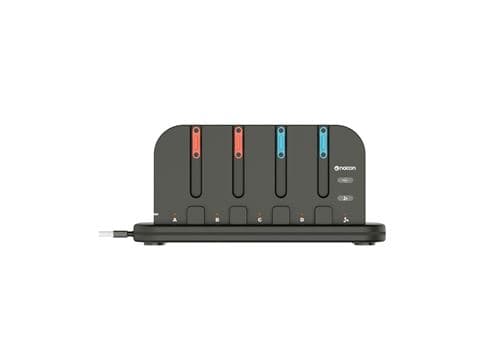 Station multicharge RVB Nacon pour 4 Joy-Con™ Noir pour Nintendo Switch™ 2 et Nintendo Switch™
