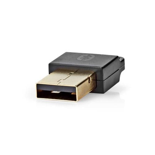 Dongle USB Bluetooth 5.1 sans Fil Portée de 20 m Nedis Noir