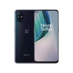 OnePlus Nord N10 5G - 5G smartphone - double SIM - RAM 6 Go / Mémoire interne 128 Go - microSD slot - Écran LCD - 6.49" - 2400 x 1080 pixels (90 Hz) - 4x caméras arrière 64 MP, 8 MP, 2 MP, 2 MP - front camera 16 MP - glace de minuit