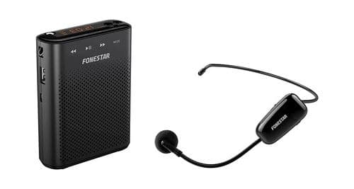 Fonestar alta-voz-w30 micrófono y grabador usb microsd mp3