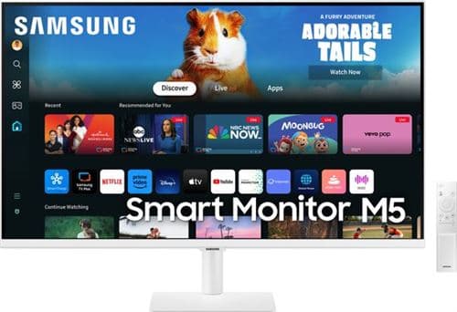 Samsung S27DM502EU - M50D Series - écran LED - Intelligent - 27" - 1920 x 1080 Full HD (1080p) @ 60 Hz - VA - 250 cd/m² - HDR10 - 4 ms - 2xHDMI - haut-parleurs - noir