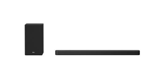 Barre de son LG SN8YG Noir avec caisson de basses sans fil