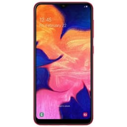 Samsung Galaxy A10 - 4G smartphone - double SIM - RAM 2 Go / Mémoire interne 32 Go - microSD slot - Écran LCD - 6.2" - 1520 x 720 pixels - rear camera 13 MP - front camera 5 MP - rouge