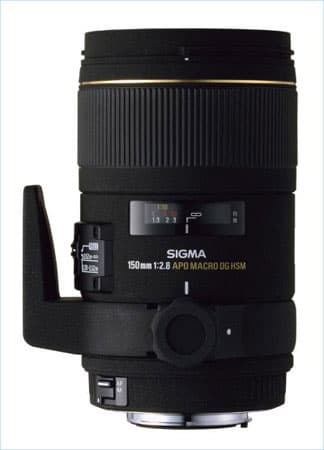 Sigma DG APO EX HSM Macro 150 mm f/2.8, Monture Canon