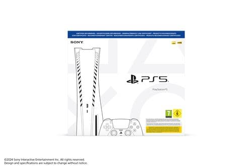 Console Sony PS5 Edition Standard chassis A Blanc et Noir Reconditionné