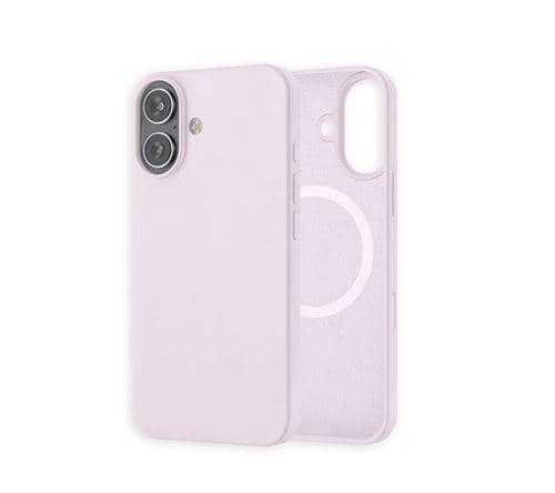 Coque en Silicone WeFix compatible MagSafe pour iPhone 16 Lila