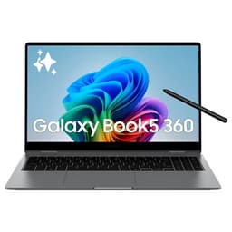 PC Portable Samsung Galaxy Book5 360 écran tactile 15,6'' FHD Copilot+ Intel® Core™ Ultra 7 16 Go RAM 512 Go SSD Anthracite