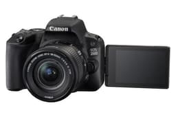 Canon EOS 200D - Appareil photo numérique - Reflex - 24.2 MP - APS-C - 1080p / 60 pi/s - 3x zoom optique EF-S 18-55mm DC III et EF de 50 mm f/lentille STM 1,8 - Wi-Fi, Bluetooth, NFC - noir