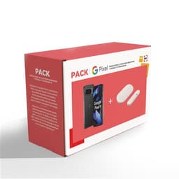 Pack Smartphone Google Pixel 9 6,3" 5G Double SIM 128 Go Noir Obsidienne + Streamer 4K Blanc
