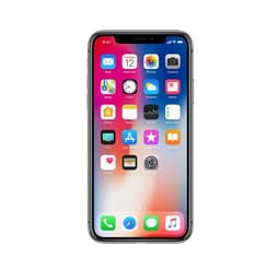 Apple iPhone X - 4G smartphone / Mémoire interne 64 Go - écran OEL - 5.8" - 2436 x 1125 pixels - 2x caméras arrière 12 MP, 12 MP - 2x front cameras 7 MP - argent