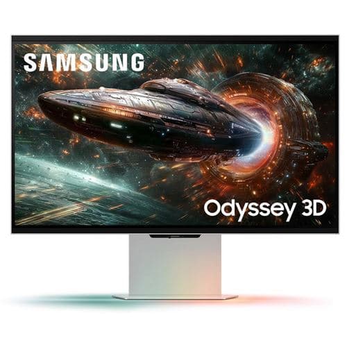 Ecran PC gaming Samsung Odyssey 3D G90XF 27" 165 Hz 4K UHD Argent