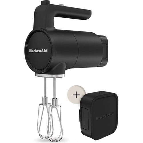 Batteur sans fil avec batterie KitchenAid Go 5KHMR762BM 12 V Noir mat