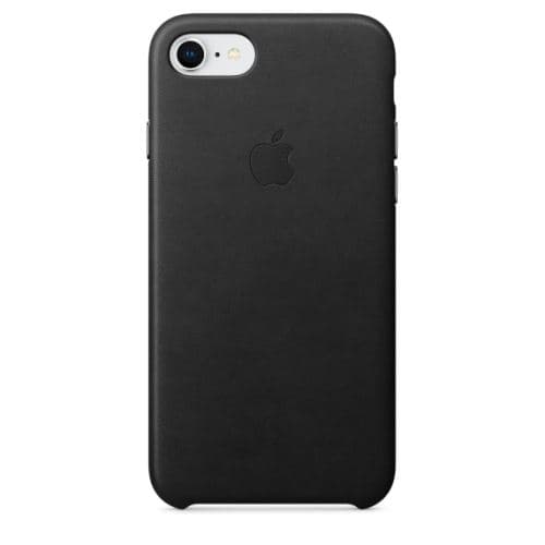 Coque en cuir Apple Noir pour iPhone 7 et 8