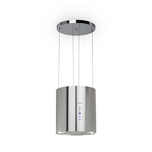 Klarstein Beret - Hotte - hotte îlot - largeur : 35 cm - profondeur : 35 cm - recyclage - inox brossé