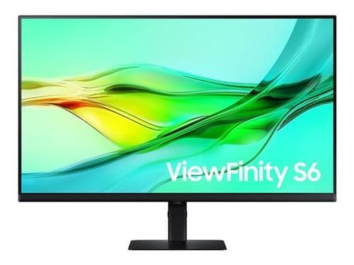 Samsung ViewFinity S6 S32D604UAU - S60UD Series - écran LED - USB - 32" (31.5" visualisable) - 2560 x 1440 QHD @ 100 Hz - IPS - 350 cd/m² - 1000:1 - HDR10 - 5 ms - HDMI, 2xDisplayPort, USB-C - noir