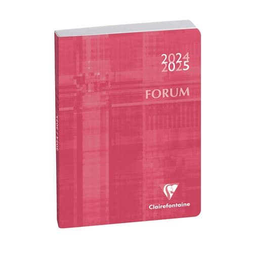 Agenda scolaire Exacompta Metric Journalier Août 2024 à Juillet 2025 12 x 17 cm Rose