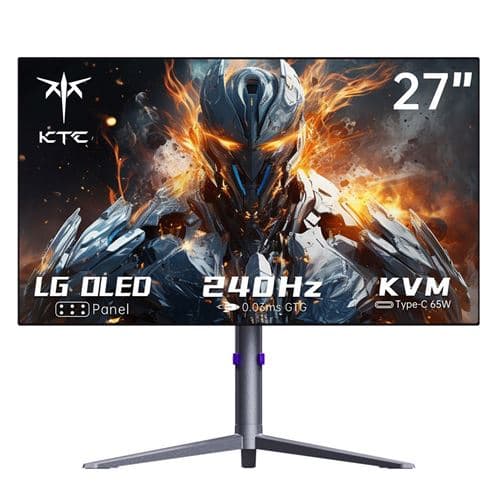 Ecran PC Gaming KTC G27P6 27 pouces OLED avec 2560 x 1440 Rafraîchissement à 240 Hz
