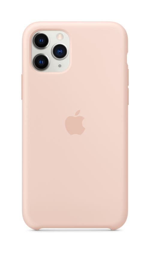 Coque en silicone pour iPhone 11 Pro Rose des sables
