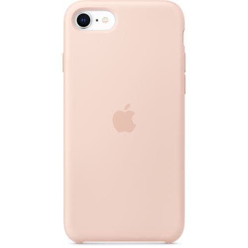 Coque en silicone Apple Rose des Sables pour iPhone SE 2020