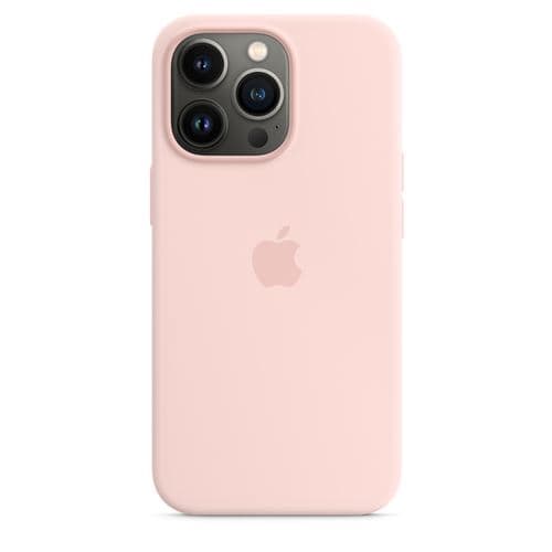 Coque en silicone Apple avec MagSafe pour iPhone 13 Pro - Rose craie