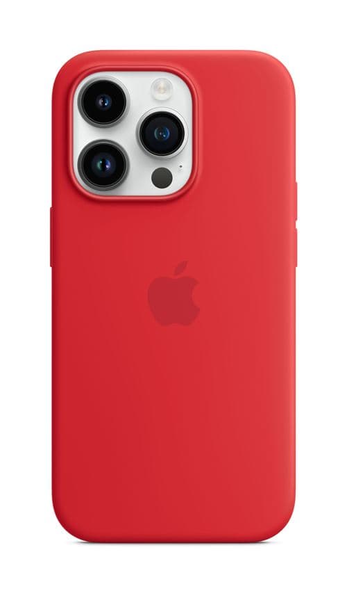 Coque en silicone avec MagSafe pour Apple iPhone 14 Pro (PRODUCT)RED