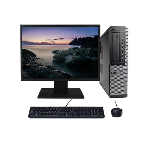 PC Dell Optiplex 790 DT I5-2400 3.10GHz 8Go/320Go Wifi W10 + Ecran 24