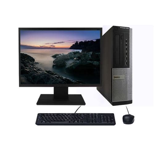 PC Dell Optiplex 7010 DT Core i5-3470 3.20GHz 8Go/500Go Wifi W10 + Ecran 20