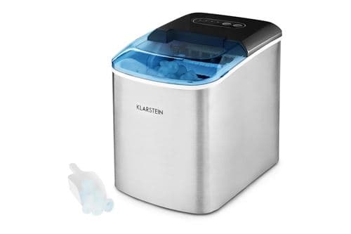 On-the-rocks machine à glaçons led 12kg / 24h réservoir 2,1l inox