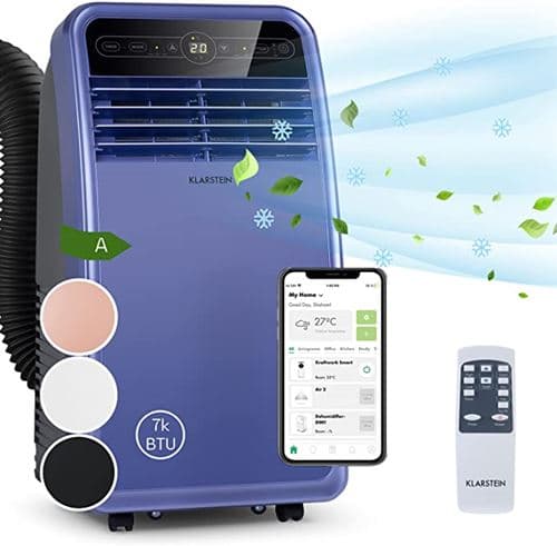 Climatiseur mobile Klarstein Metrobreeze New York Smart 7k 7000 BTU/2,1 kW EEC A Télécommande