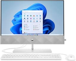 PC Tout en un HP Pavilion 24-k0002nf 23,8" AMD Ryzen 5 8 Go RAM 512 Go SSD Blanc neige