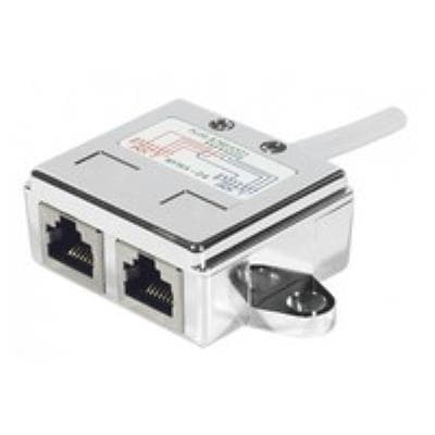 T RJ45 M/F/F 100BT avec câble CAT5 - blindé