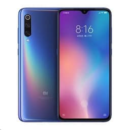 Xiaomi MI 9 - 4G smartphone - double SIM - RAM 6 Go / Mémoire interne 64 Go - écran OEL - 6.39" - 2340 x 1080 pixels - 3 x caméras arrière 48 MP, 12 MP, 16 MP - front camera 20 MP - Bleu océan