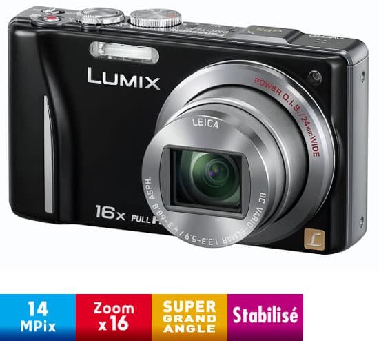 Panasonic Lumix DMC-TZ20 EF-K Noir
