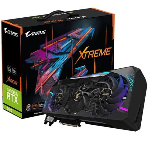 Gigabyte AORUS GeForce RTX 3080 XTREME 10G - Carte graphique - GF RTX 3080 - 10 Go GDDR6X - PCIe 4.0 x16 - 3 x DisplayPort, 3 x HDMI