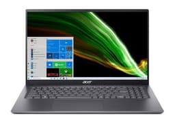 PC Portable Acer Swift X SFX16-51G-700U 16,1" Intel Core i7 16 Go RAM 1 To SSD Gris acier