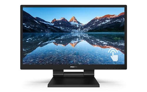 Philips 242B9T - Écran LED - 24" - écran tactile - 1920 x 1080 Full HD (1080p) @ 60 Hz - IPS - 250 cd/m² - 1000:1 - 5 ms - HDMI, DVI-D, VGA, DisplayPort - haut-parleurs - texture noire