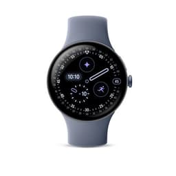 Montre connectée Google Pixel Watch 4 45 mm Bluetooth Gris satiné avec bracelet sport fluoroélastomère Gris Quartz