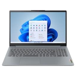 Lenovo IdeaPad Slim 3 15IAN8 82XB - Conception de charnière à 180 degrés - Intel Core i3 - N305 / jusqu'à 3.8 GHz - Win 11 Home - UHD Graphics - 8 Go RAM - 512 Go SSD NVMe - 15.6" TN 1920 x 1080 (Full HD) - Wi-Fi 6 - gris arctique - clavier : Françai