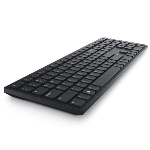Dell KB500 - Clavier - sans fil - 2.4 GHz - AZERTY - Français - noir - avec 3 years NBD Advance Exchange