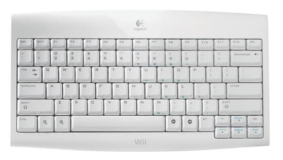 Clavier sans fil Logitech pour Wii