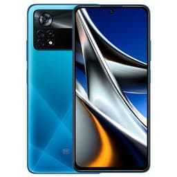 Xiaomi POCO X4 Pro 5G - 5G smartphone - double SIM - RAM 6 Go / Mémoire interne 128 Go - microSD slot - écran OEL - 6.67" - 2400 x 1080 pixels (120 Hz) - 3 x caméras arrière 108 MP, 8 MP, 2 MP - front camera 16 MP - bleu laser