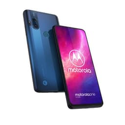 Motorola One Hyper - 4G smartphone - double SIM - RAM 4 Go / Mémoire interne 128 Go - microSD slot - Écran LCD - 6.5" - 2340 x 1080 pixels - 2x caméras arrière 64 MP, 8 MP - front camera 32 MP - bleu profond
