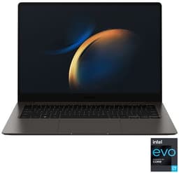 Samsung Galaxy Book3 Pro - Intel Core i7 - 1360P / jusqu'à 5 GHz - Evo - Win 11 Home - Carte graphique Intel Iris Xe - 16 Go RAM - 512 Go SSD NVMe - 14" AMOLED 2880 x 1800 (WQXGA+) @ 120 Hz - Wi-Fi 6E - graphite