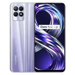 Realme 8i - 4G smartphone - double SIM - RAM 4 Go / 64 Go - microSD slot - 6.6" (120 Hz) - 3 x caméras arrière 50 MP, 2 MP, 2 MP - front camera 16 MP - violet espace