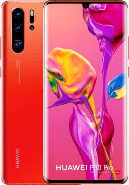 Huawei P30 Pro - 4G smartphone - double SIM - RAM 8 Go / Mémoire interne 128 Go - Carte NM - écran OEL - 6.47" - 2340 x 1080 pixels - 4x caméras arrière 40 MP, 20 MP, 8 MP - front camera 32 MP - Telekom - lever de soleil ambre
