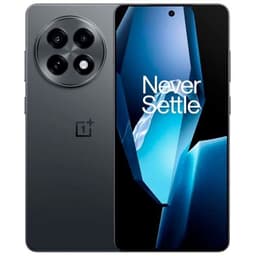 OnePlus 13R - 5G smartphone - double SIM - RAM 12 Go / Mémoire interne 256 Go - écran OEL - 6.78" - 2780 x 1264 pixels (120 Hz) - 3 x caméras arrière 50 MP, 50 MP, 8 MP - front camera 16 MP - nébuleuse noire