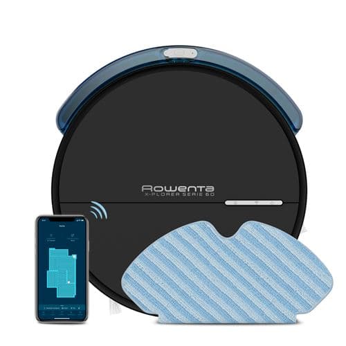 Aspirateur robot Rowenta X-plorer Series 6 RR7455WH REC Noir Reconditionné