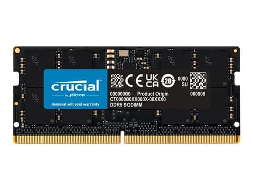 Crucial - DDR5 - module - 16 Go - SO DIMM 262 broches - 4800 MT/s / PC5-38400 - CL40 - 1.1 V - mémoire sans tampon - non ECC
